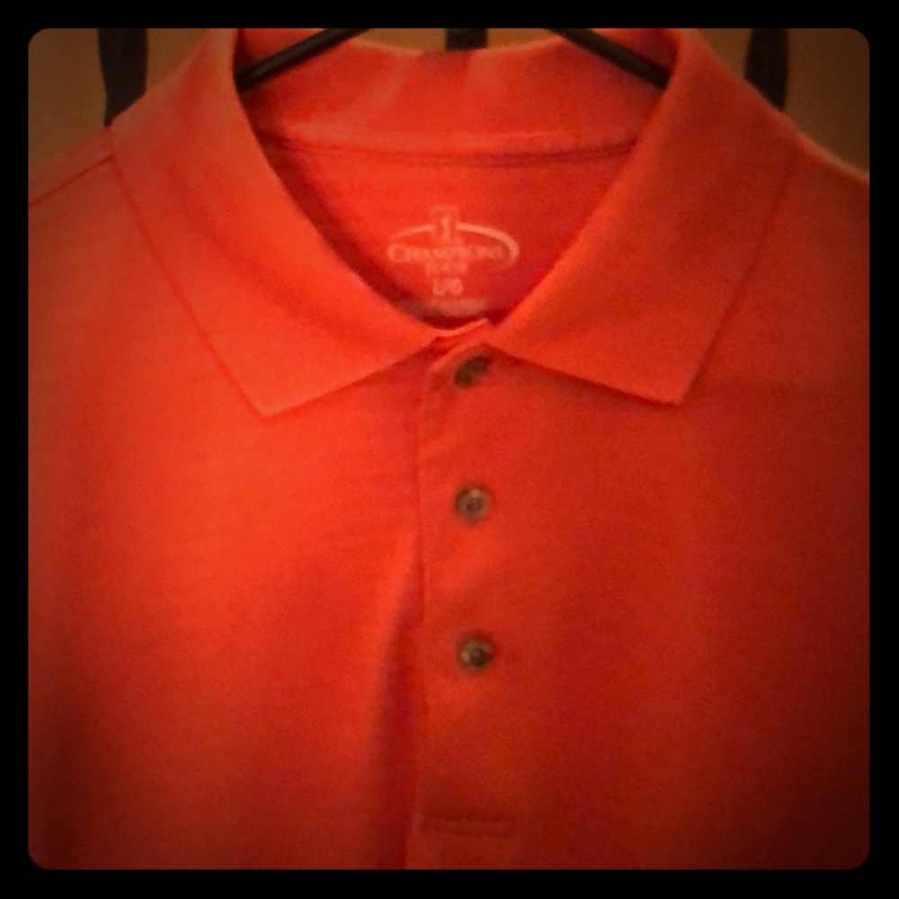 Champions tour Men’s tangerine golf shirt